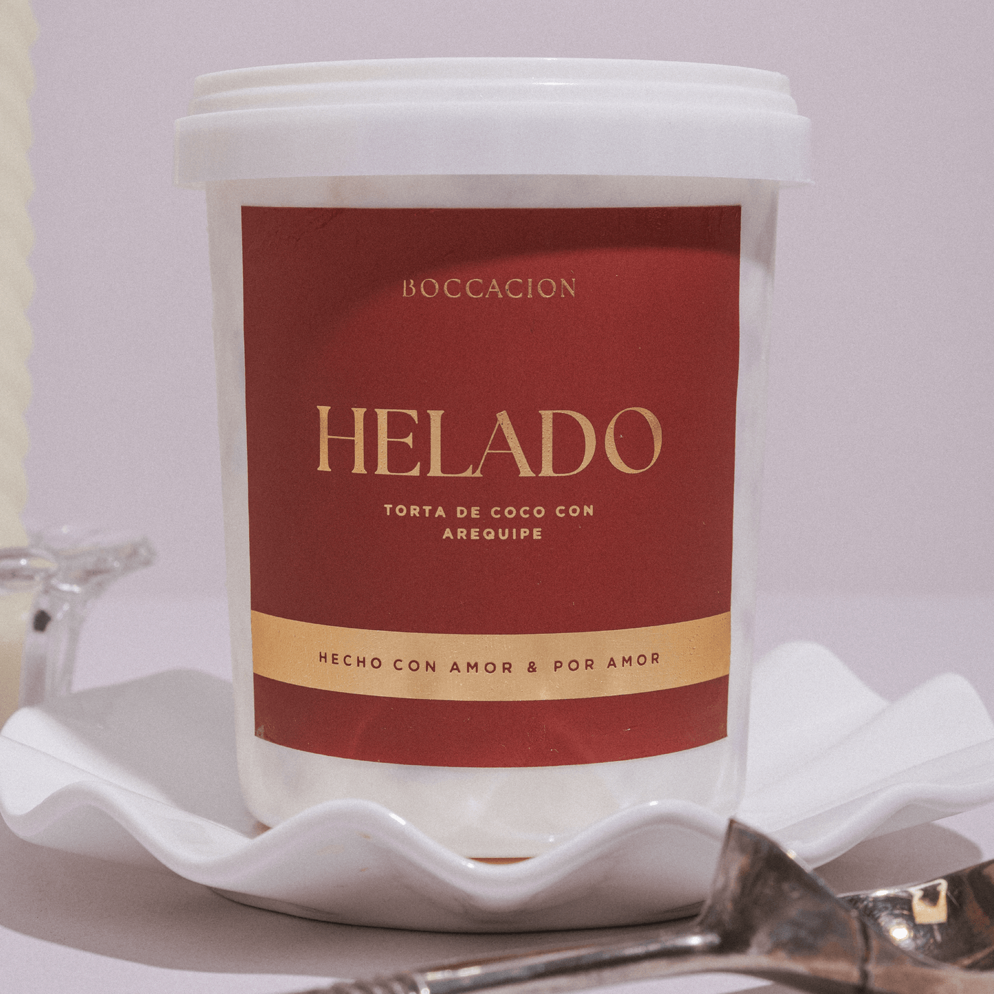 Helado de Torta de Coco con Arequipe