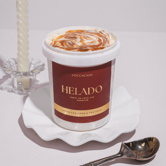 Helado de Torta de Coco con Arequipe