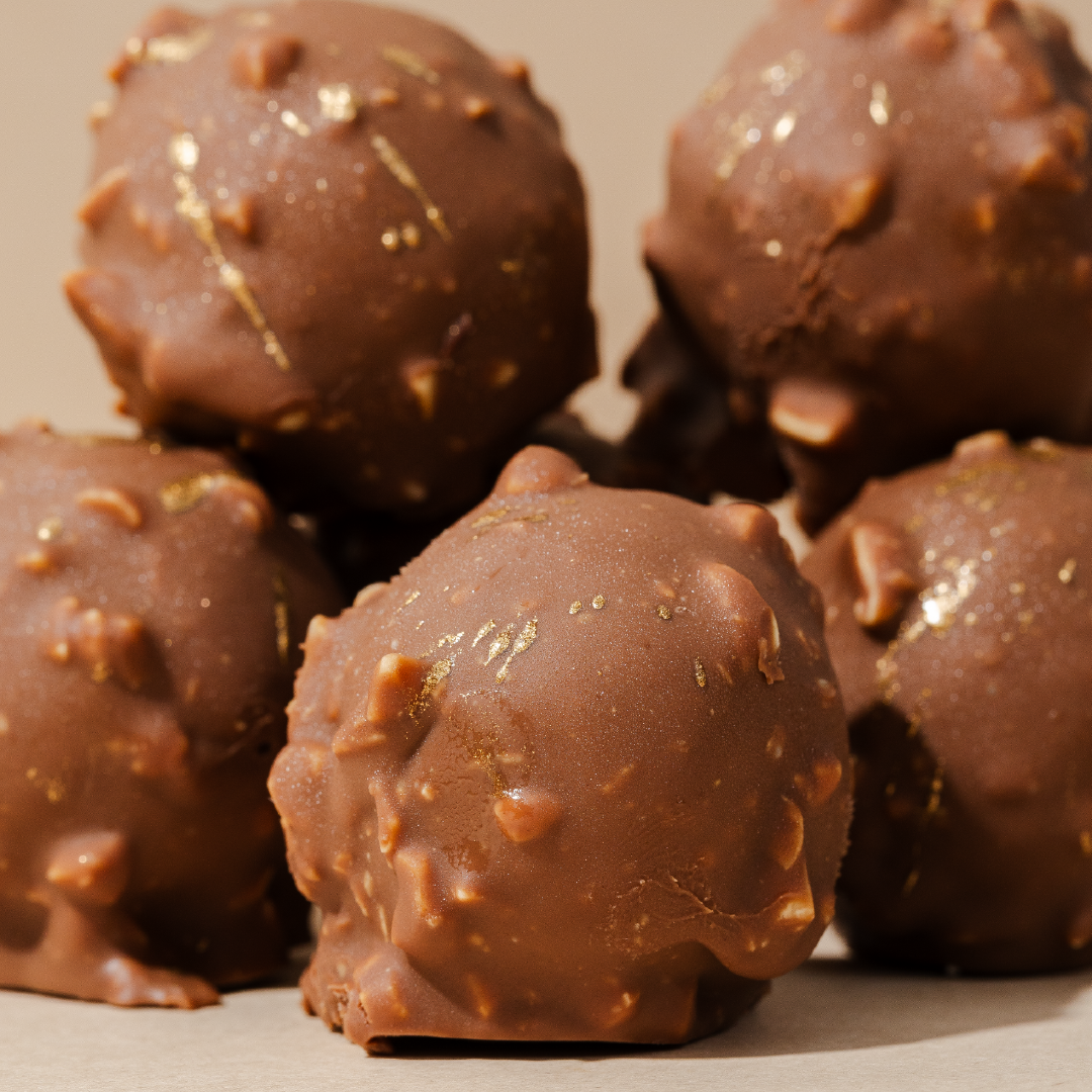 Trufas de brownie sin azúcar