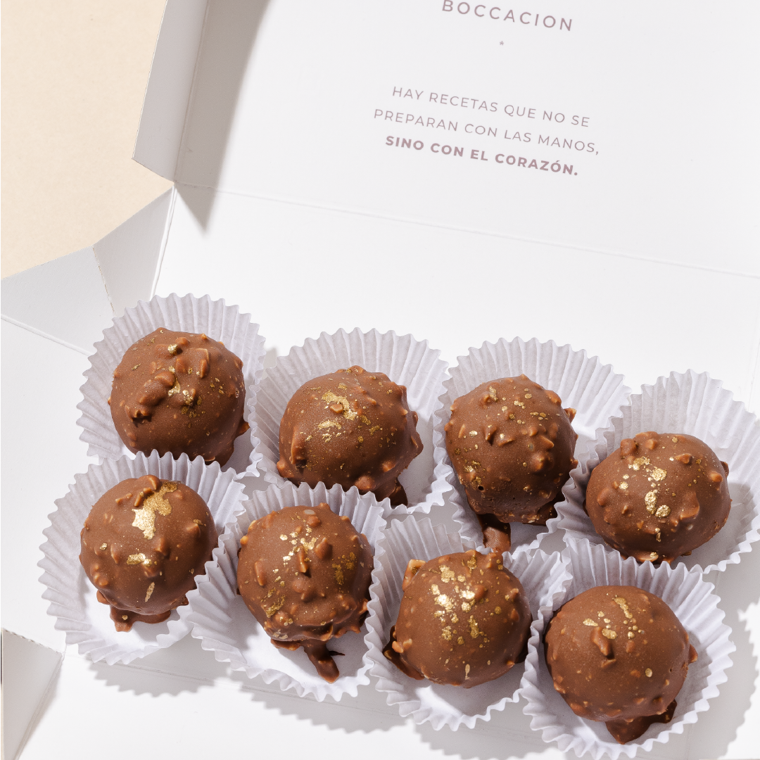 Trufas de brownie sin azúcar